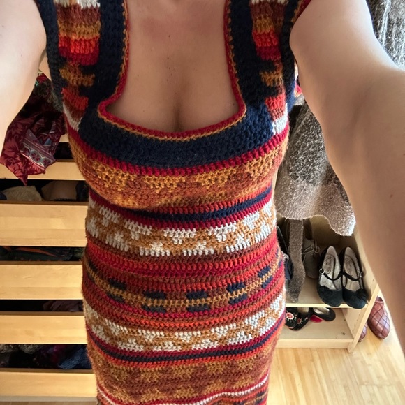 Afghan handsome wool dress - Picture 4 of 6